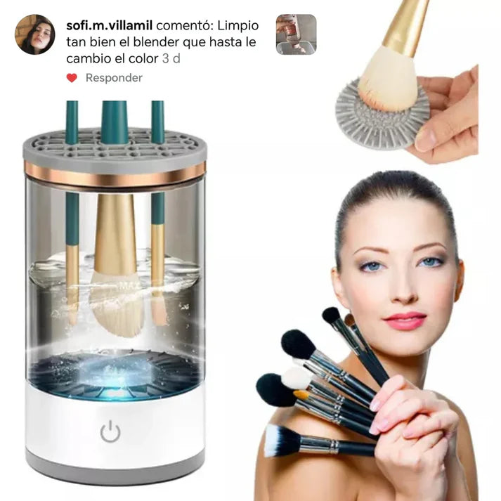 Nuvibell™-Limpiador de brochas eléctrico