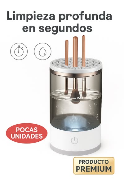 Nuvibell™-Limpiador de brochas eléctrico
