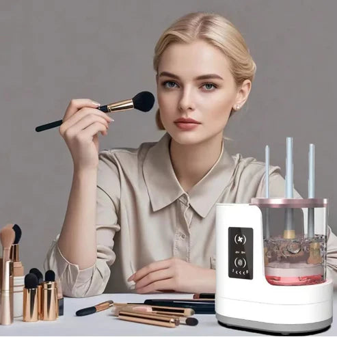 Nuvibell™-Limpiador de brochas de maquillaje 3 en 1